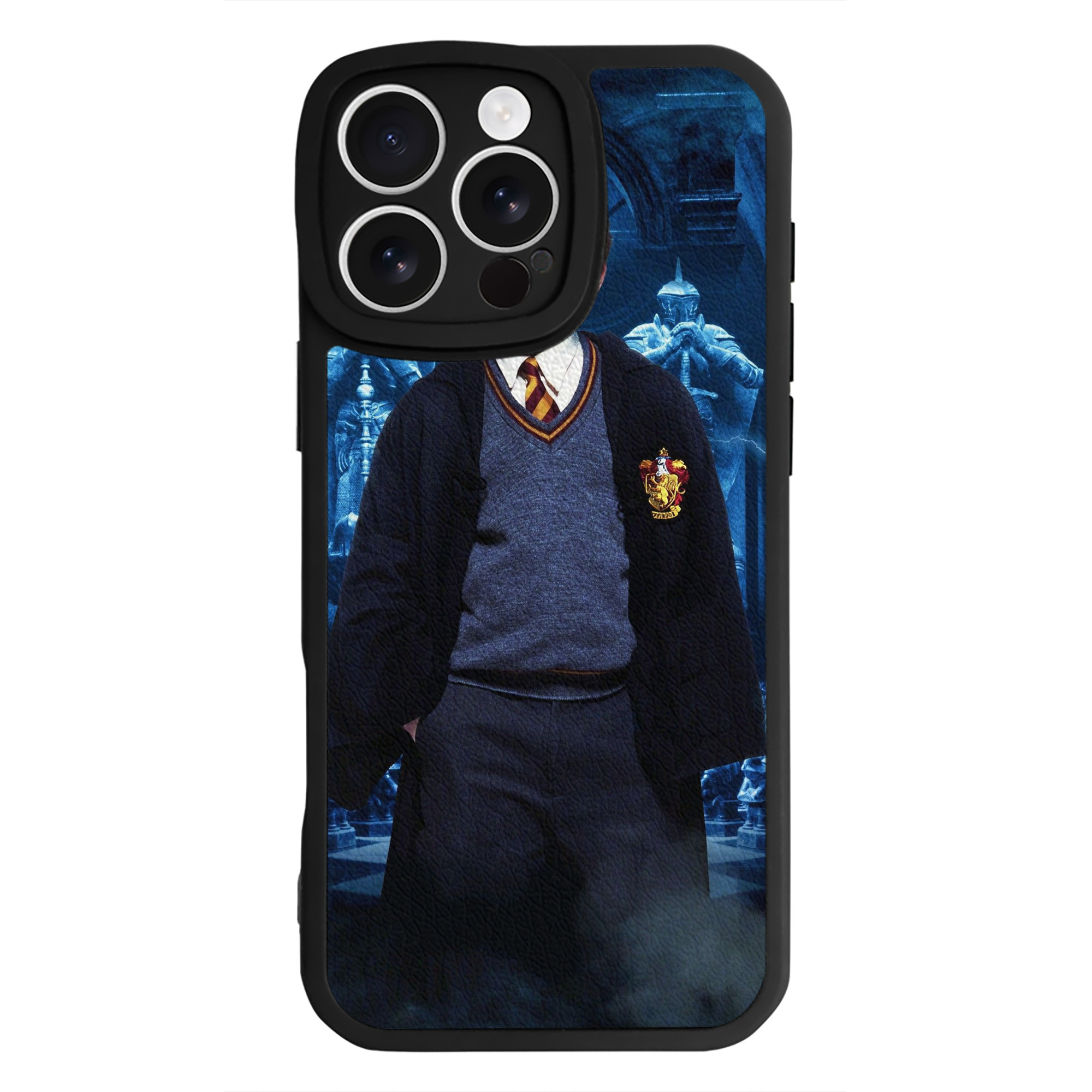 （画像用） Harry Potter ハリー・ポッターシリーズ 【iPhone 16シリーズ対応】シリコンスマホケース（レザー調） 材質：シリコン